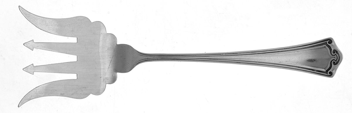 Roanoke (Sterling, 1918) Small Solid Tined Sardine Serving Fork by Manchester-1