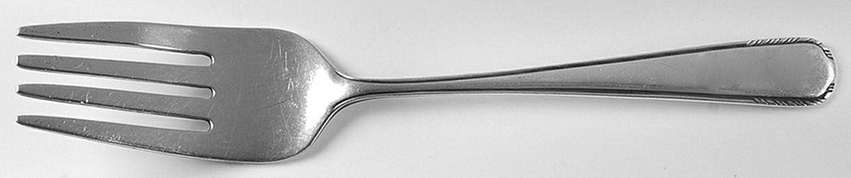 Silver Stream (Sterling, 1934, No Monograms) Baby Fork by Manchester-1