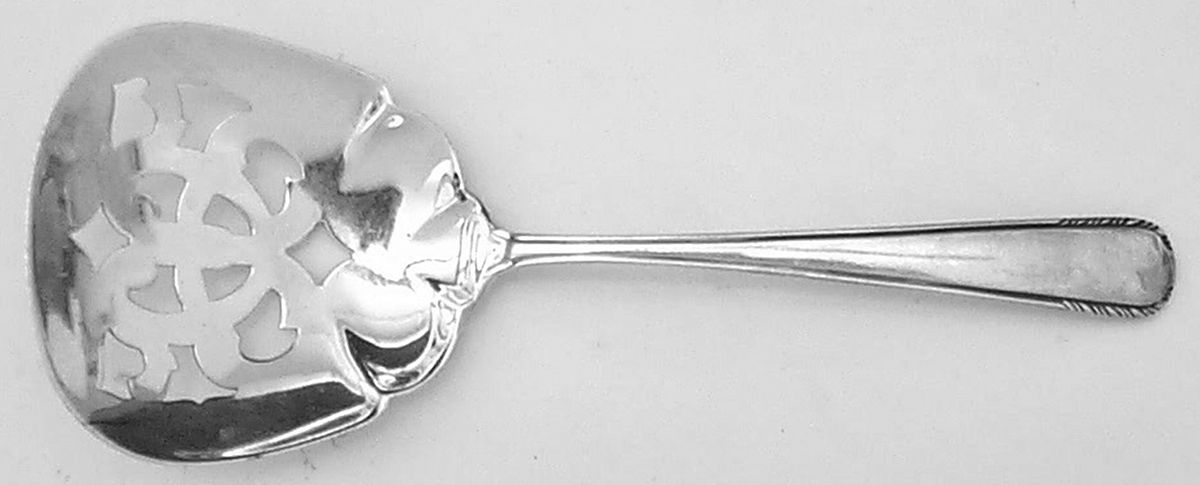 Silver Stream (Sterling, 1934, No Monograms) Solid Bon Bon Spoon by Manchester-1