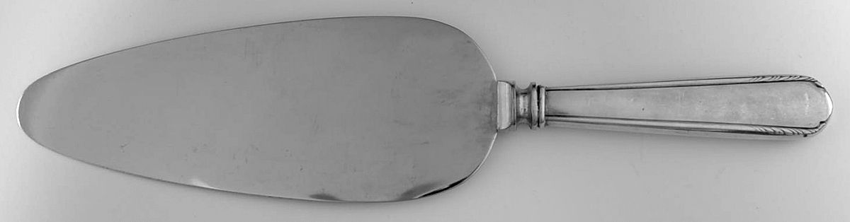 Silver Stream (Sterling, 1934, No Monograms) Pie Server with Stainless Blade by Manchester-1
