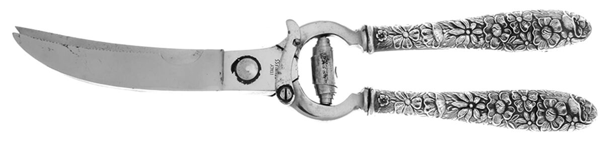 Southern Rose (Sterling, 1933) Poultry Shears with Stainless Blades by Manchester-1