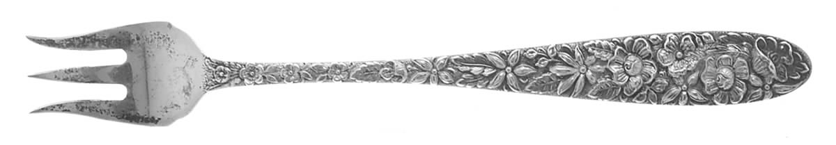 Southern Rose (Sterling, 1933) Cocktail/Seafood Fork by Manchester-1