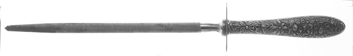 Southern Rose (Sterling, 1933) Small Steel Rod Sharpener Knife by Manchester-1