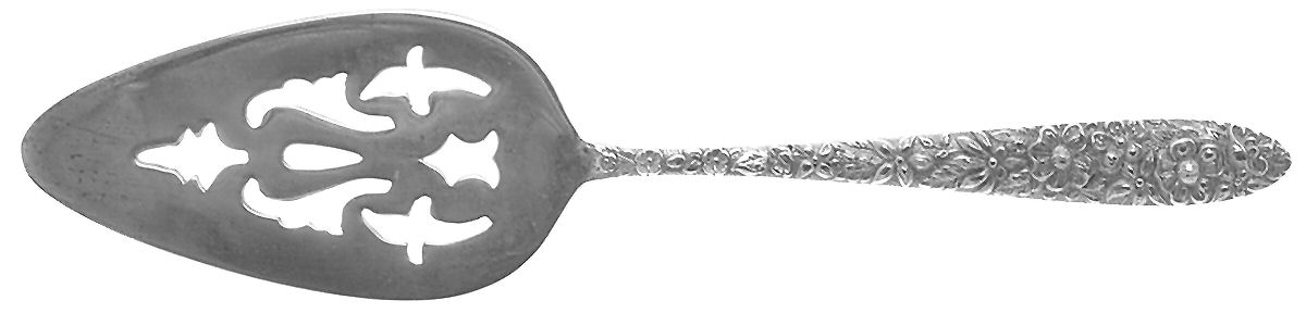 Southern Rose (Sterling, 1933) Solid Pierced Cheese Server by Manchester-1