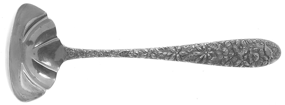 Southern Rose (Sterling, 1933) Solid Piece Cream Ladle by Manchester-1