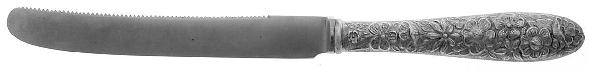 Southern Rose (Sterling, 1933) Orange Knife with Silverplate Blade by Manchester-1