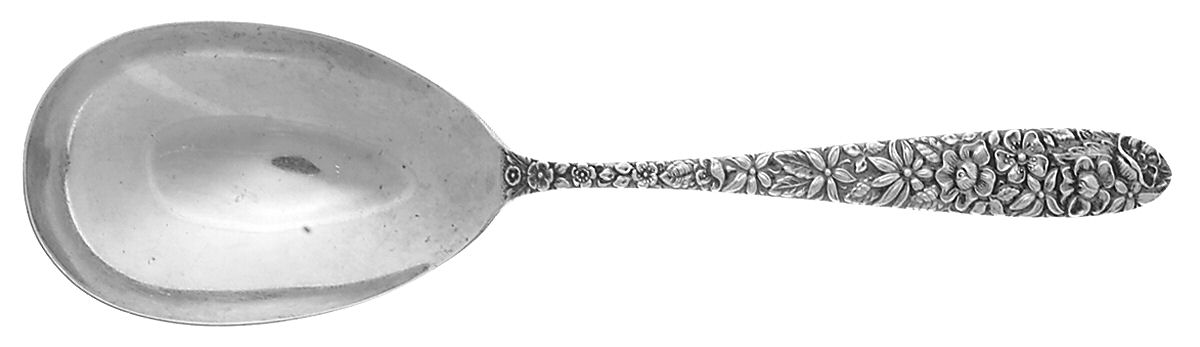 Southern Rose (Sterling, 1933) Solid Salad Serving Spoon by Manchester-1
