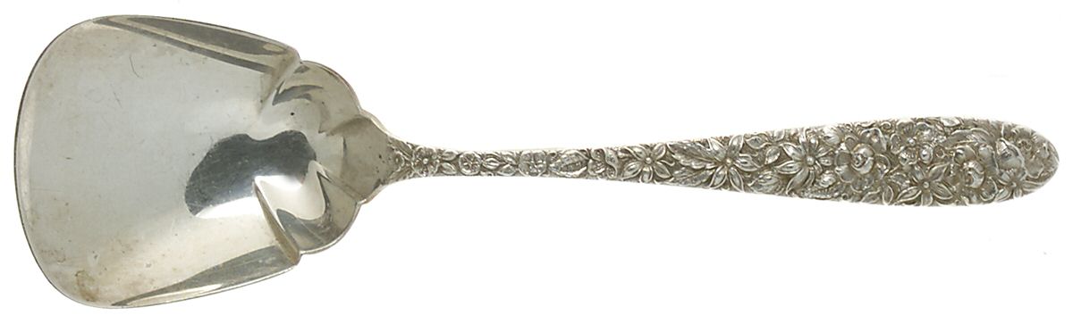 Southern Rose (Sterling, 1933) Preserve Spoon by Manchester-1