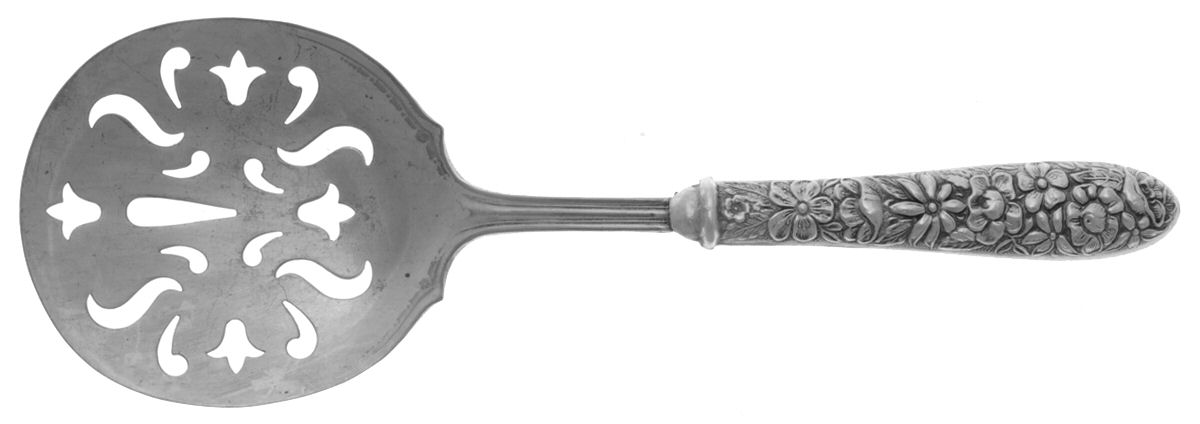 Southern Rose (Sterling, 1933) Tomato Server with Silverplate Blade by Manchester-1