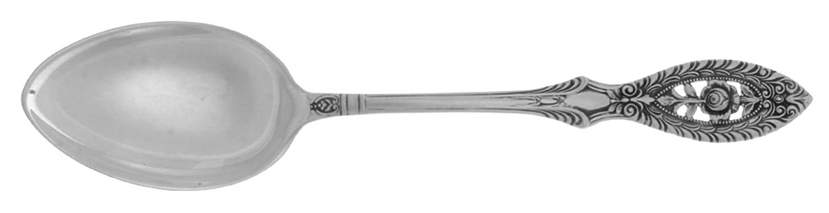 Valenciennes (Sterling, 1938) Dessert/Oval Soup Spoon by Manchester-1