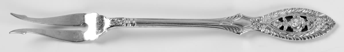 Valenciennes (Sterling, 1938) Long Handle Olive Fork by Manchester-1