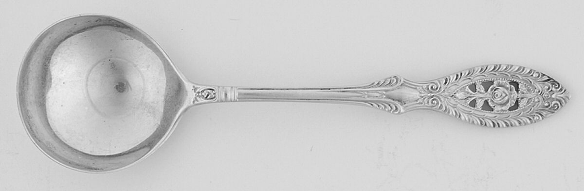 Valenciennes (Sterling, 1938) Round Bowl Soup Spoon (Bouillon) by Manchester-1
