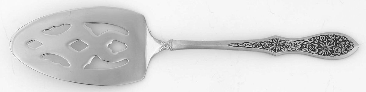 MHO3 (STAINLESS) Pierced All Stainless Pie Server by Manor House-1