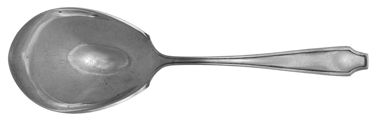 Dover (Silverplate) Solid Smooth Casserole Spoon by Milford-1