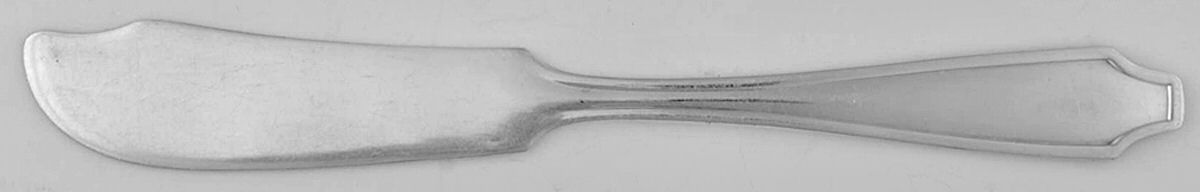 Dover (Silverplate) Flat Handle Butter Spreader by Milford-1