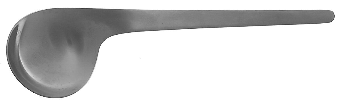 Arne Jacobsen (Stainless, Satin) Round Bowl Soup Spoon (Bouillon) by Anton Michelsen-1