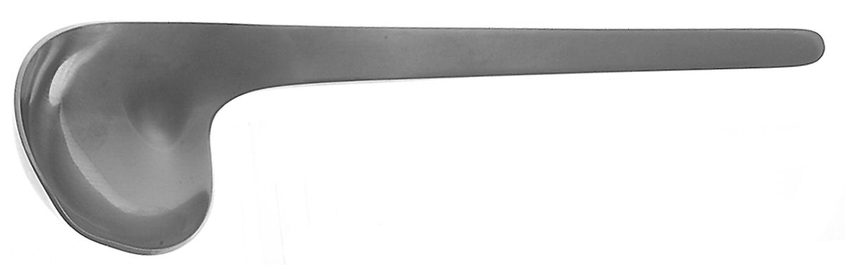 Arne Jacobsen (Stainless, Satin) Solid Gravy Ladle by Anton Michelsen-1