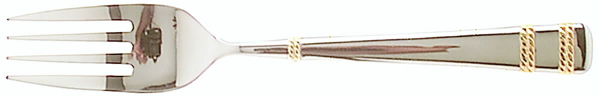 Amore d'Oro (Stainless, Gold Accents) Individual Salad Fork by Mikasa-1