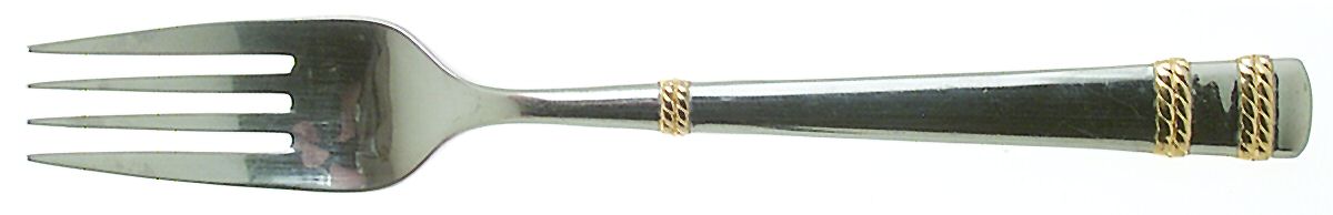 Amore d'Oro (Stainless, Gold Accents) Fork by Mikasa-1