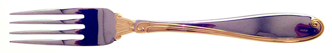 Ambrose Gold (Stainless, Gold Accent) Fork by Mikasa-1