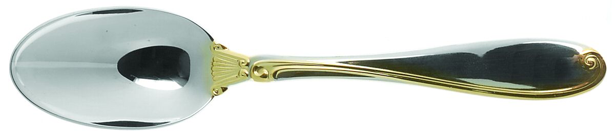 Ambrose Gold (Stainless, Gold Accent) Teaspoon by Mikasa-1