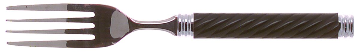 Braid-Black (Stainless, Black) Individual Salad Fork by Mikasa-1