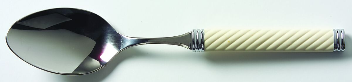 Braid-Cream (Stainless) Tablespoon (Serving Spoon) by Mikasa-1