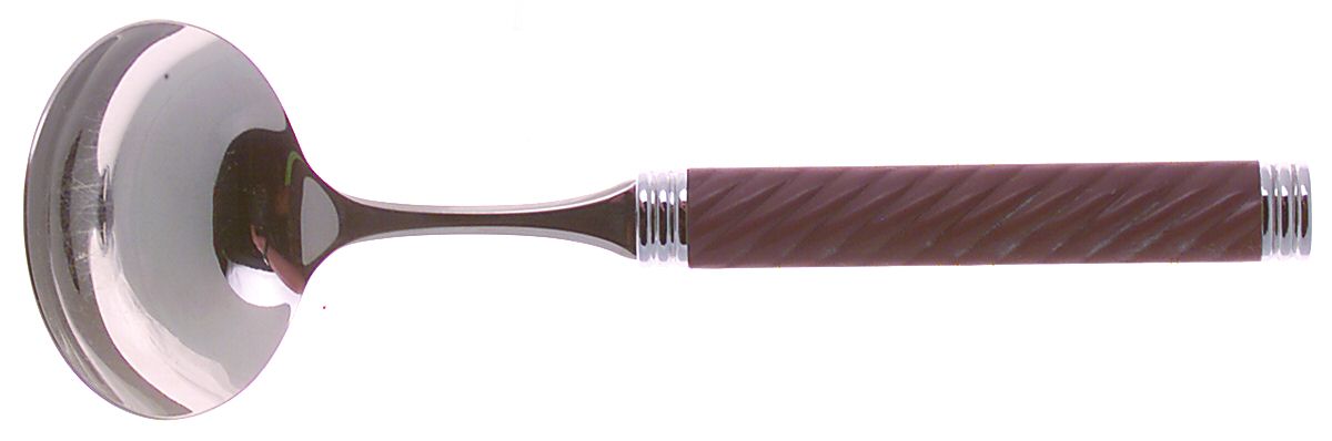 Braid-Heather (Stainless) Solid Gravy Ladle by Mikasa-1
