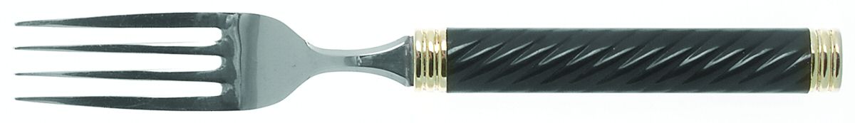 Braid-Onyx (Metallics, Gold Accent) Fork by Mikasa-1