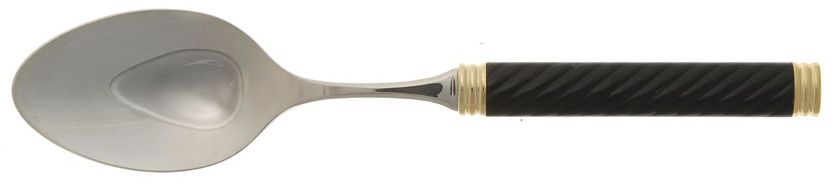 Braid-Onyx (Metallics, Gold Accent) Tablespoon (Serving Spoon) by Mikasa-1