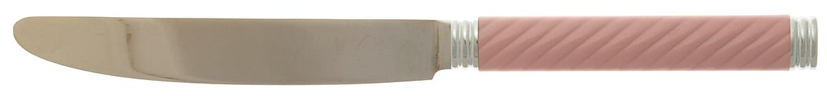 Braid-Powder Pink (Stainless) New French Hollow Knife by Mikasa-1