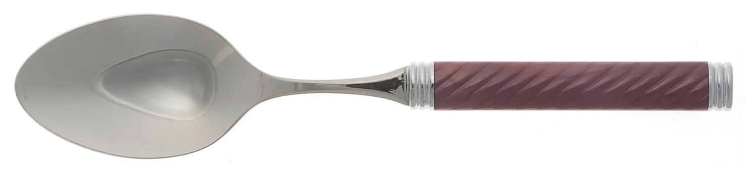 Braid-Rose Quartz (Stainless) Tablespoon (Serving Spoon) by Mikasa-1