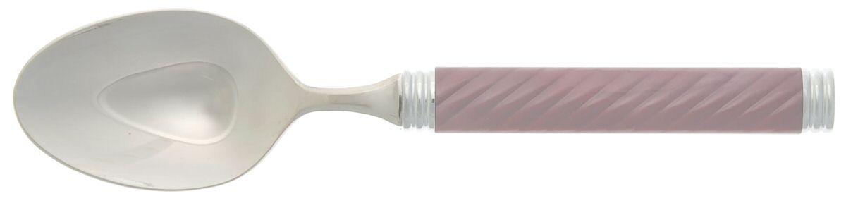 Braid-Rose Quartz (Stainless) Place/Oval Soup Spoon by Mikasa-1