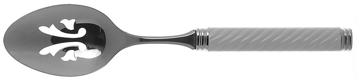 Braid-Snow (Stainless) Pierced Tablespoon (Serving Spoon) by Mikasa-1