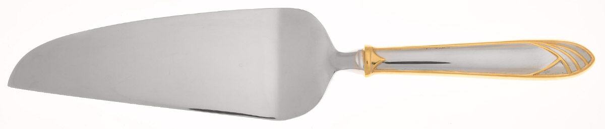 Cathedral Gold (Stainless, Gold Accent) Pie and Cake Server with Stainless Blade HC by Mikasa-1