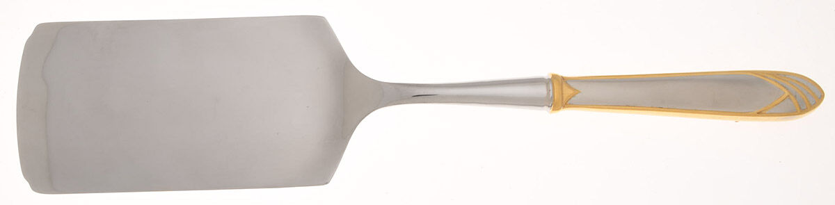 Cathedral Gold (Stainless, Gold Accent) Lasagna Server with Stainless Blade HC by Mikasa-1