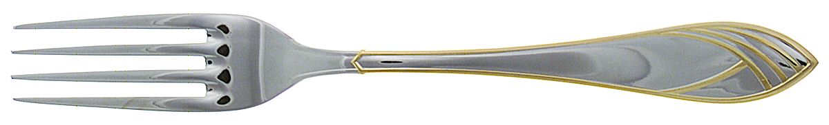 Cathedral Gold (Stainless, Gold Accent) Fork by Mikasa-1