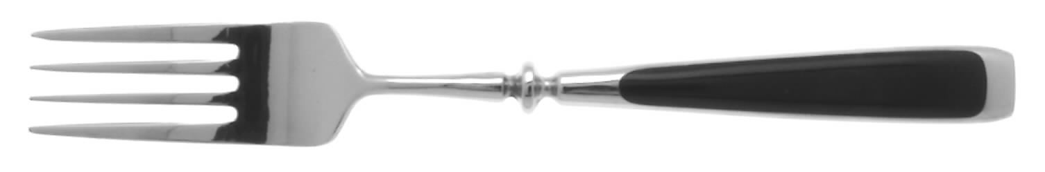 Caleche (Stainless-Black Handles) Individual Salad Fork by Mikasa-1