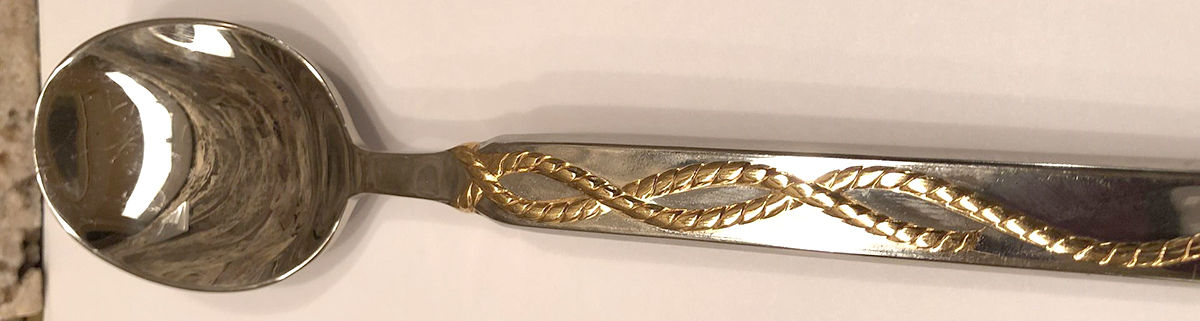 Cara-Gold Place/Oval Soup Spoon by Mikasa-1