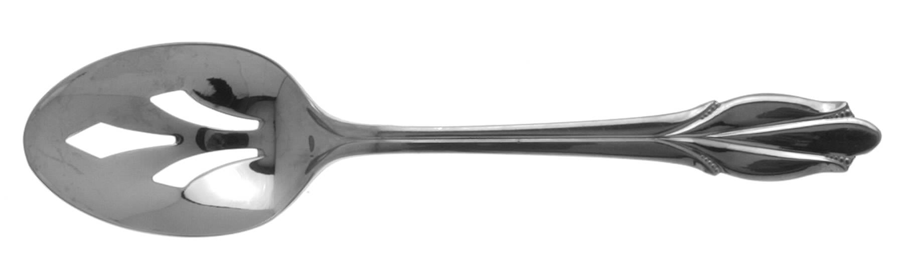 Chapelle (Stainless) Pierced Tablespoon (Serving Spoon) by Mikasa-1