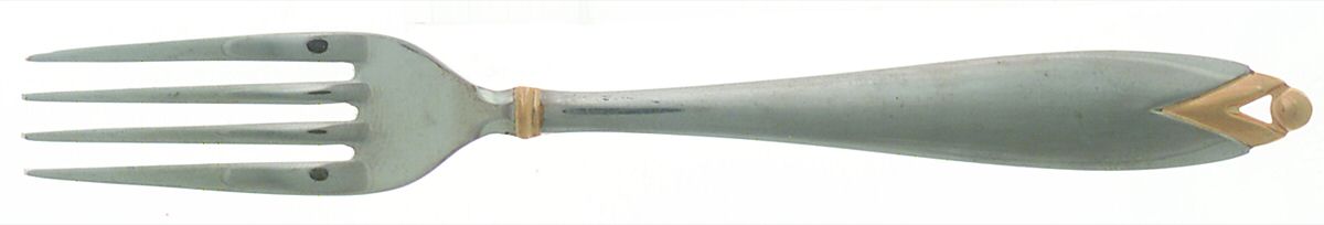 Cinema Gold (Stainless, Gold Accent) Individual Salad Fork by Mikasa-1
