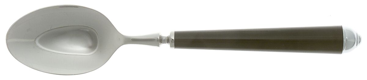 Claridge-Black Marble (Stainless) Place/Oval Soup Spoon by Mikasa-1