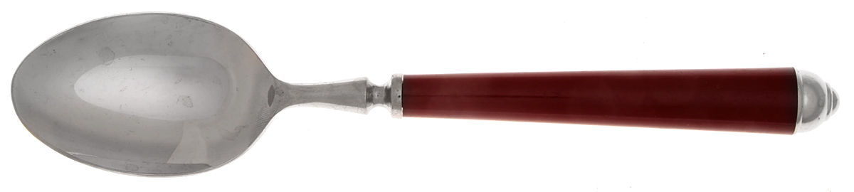 Claridge-Burgundy (Stainless) Place/Oval Soup Spoon by Mikasa-1