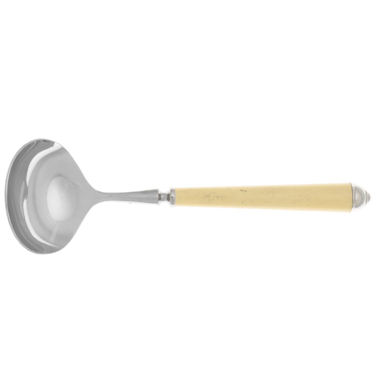Claridge-White (Stainless) Solid Gravy Ladle by Mikasa-1