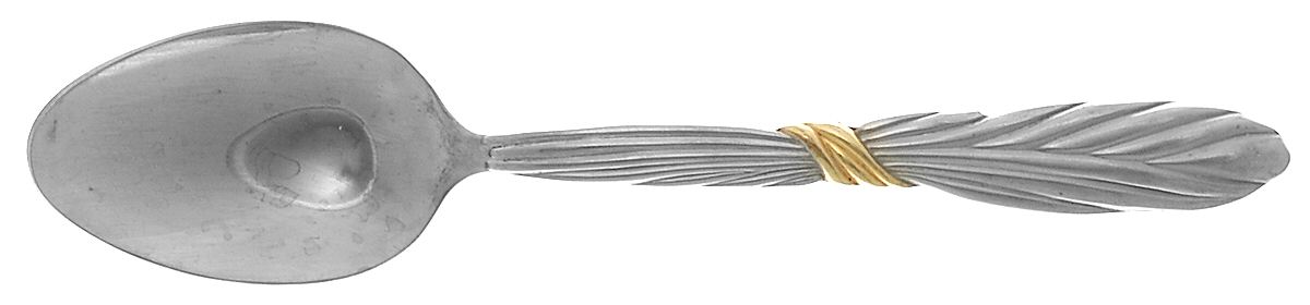 Corda D'Oro (Stainless, Gold Accent) Teaspoon by Mikasa-1