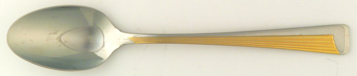 Corinthian Gold (Stainless, Gold Accent) Teaspoon by Mikasa-1