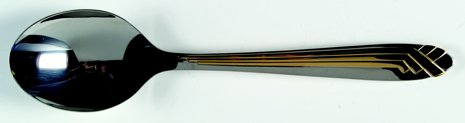 Connection Gold (Stainless) Tablespoon (Serving Spoon) by Mikasa-1