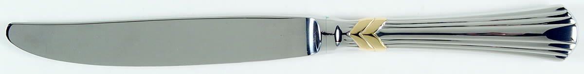 Concorde Gold (Stainless, Gold Accent) Modern Hollow Knife by Mikasa-1