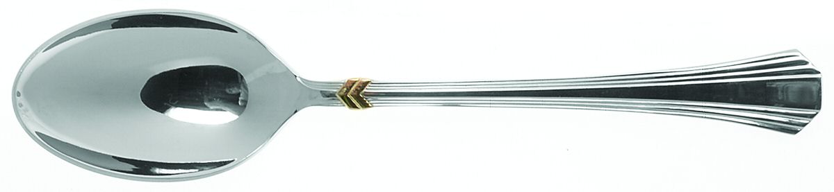 Concorde Gold (Stainless, Gold Accent) Place/Oval Soup Spoon by Mikasa-1