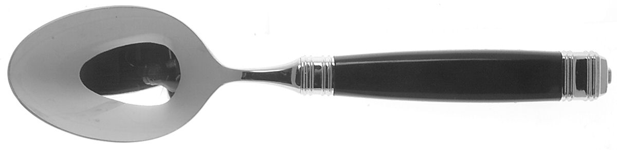 Continental-Black (Stainless, No Gold) Tablespoon (Serving Spoon) by Mikasa-1